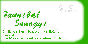 hannibal somogyi business card